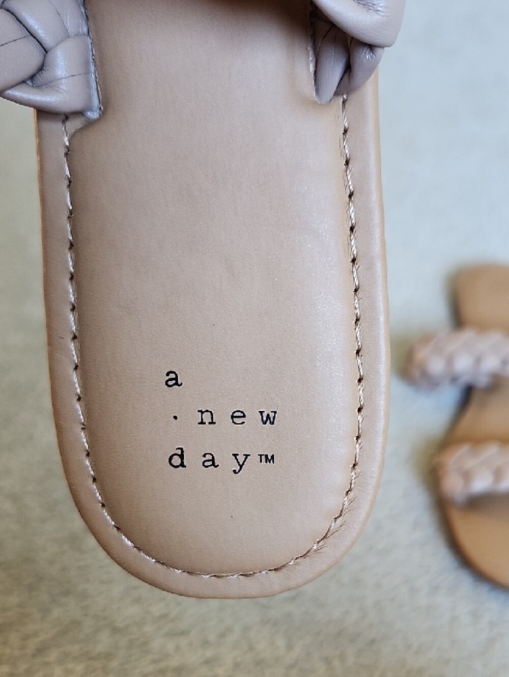 a new day Braided Double-Strap Slide Sandal - Blush - Picture 2 of 6